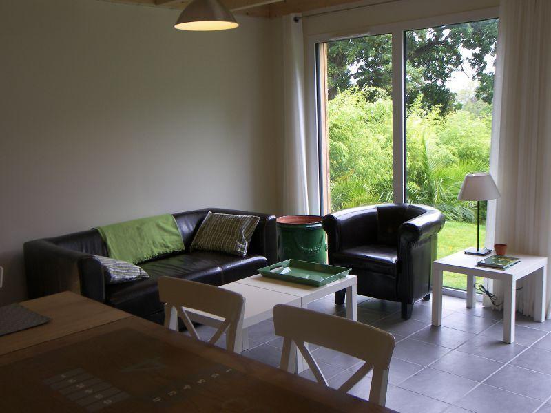 Villa Un Jardin En Pente Douce à Locquenole Chambre photo