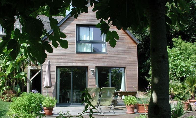 Villa Un Jardin En Pente Douce à Locquenole Chambre photo